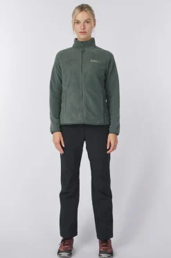 Best Jack Wolfskin Fleece Moonrise Fz Slate Green