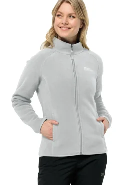 Online Jack Wolfskin Fleece Moonrise Fz Cool Grey