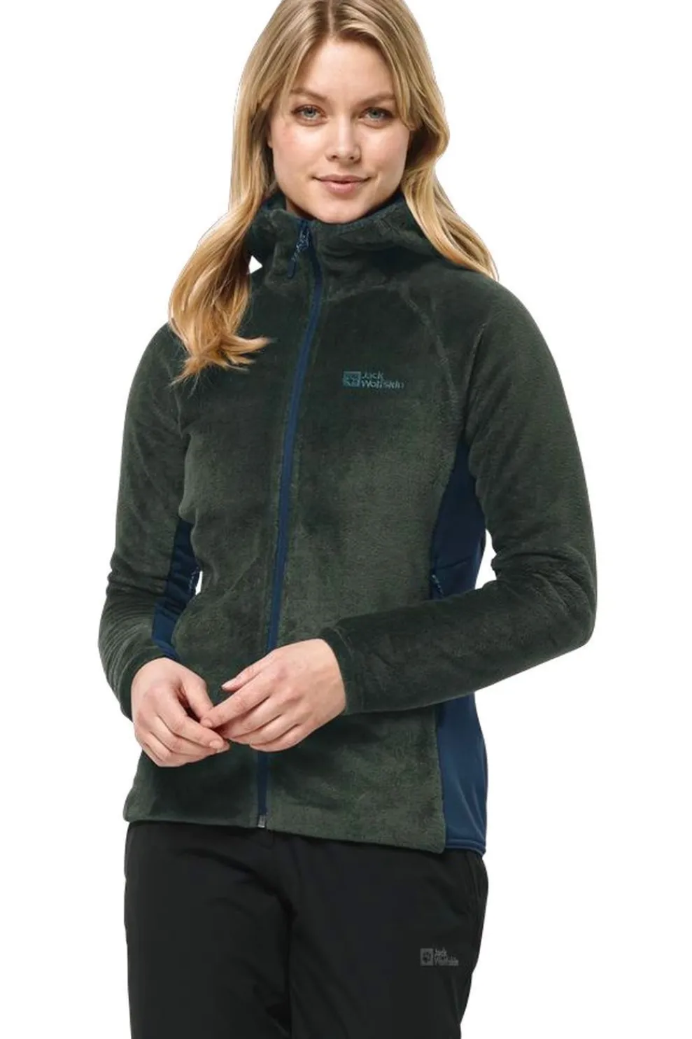 Fleece Rotwand Hooded Fz-Jack Wolfskin Best