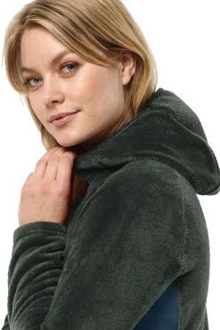 Fleece Rotwand Hooded Fz-Jack Wolfskin Best