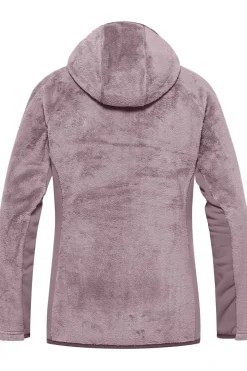 New Jack Wolfskin Fleece Rotwand Hooded Fz W mid purple