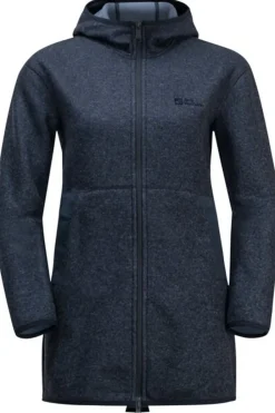Hot Jack Wolfskin Fleece Tannenspur Coat W Night Blue