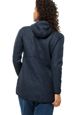 Hot Jack Wolfskin Fleece Tannenspur Coat W Night Blue
