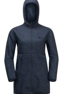 Hot Jack Wolfskin Fleece Tannenspur Coat W Night Blue