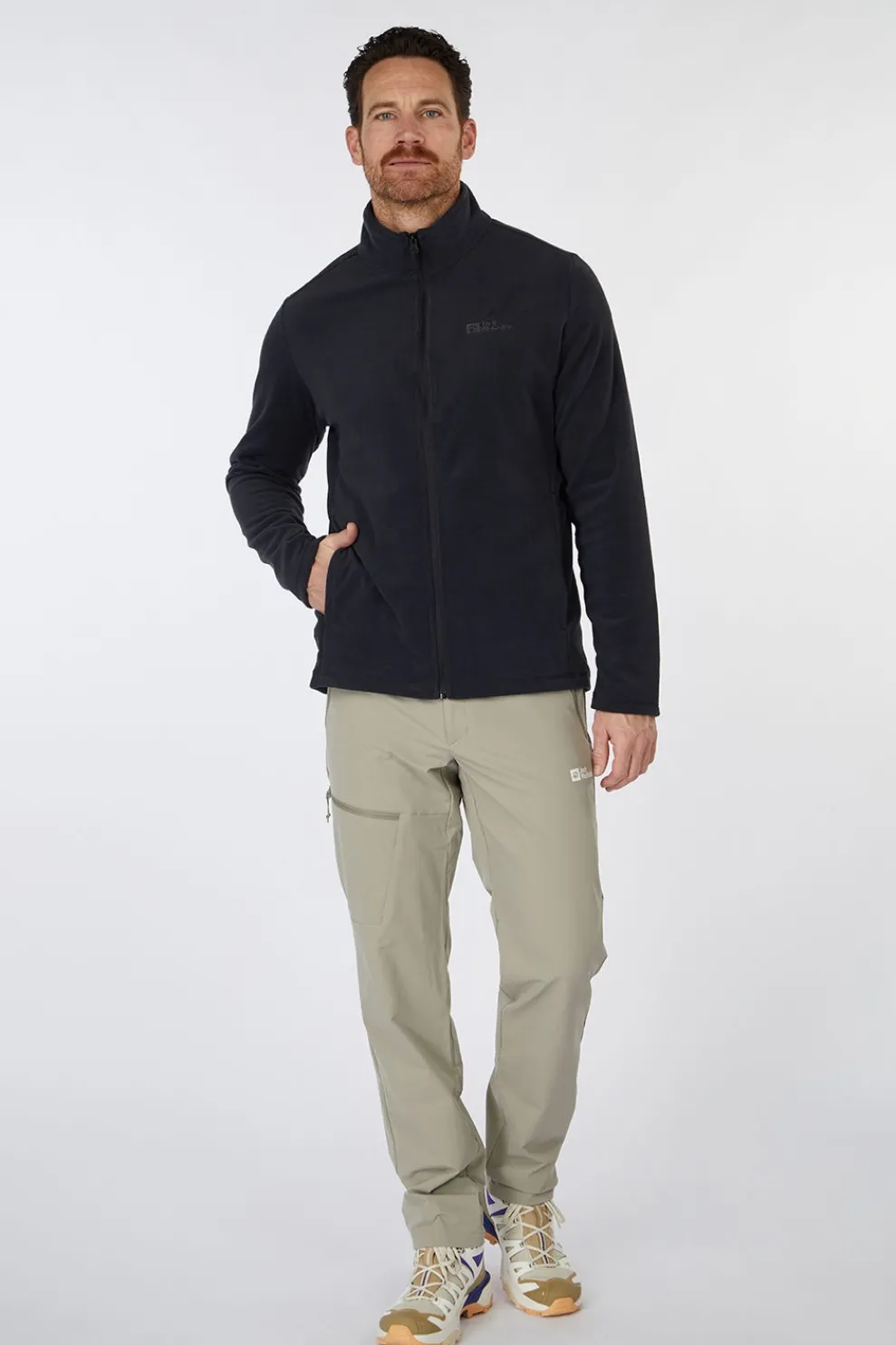 Fashion Jack Wolfskin Fleece Taunus Black