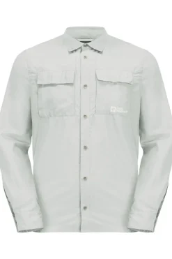 Online Jack Wolfskin Hemd Barrier Ls Shirt Cool Grey