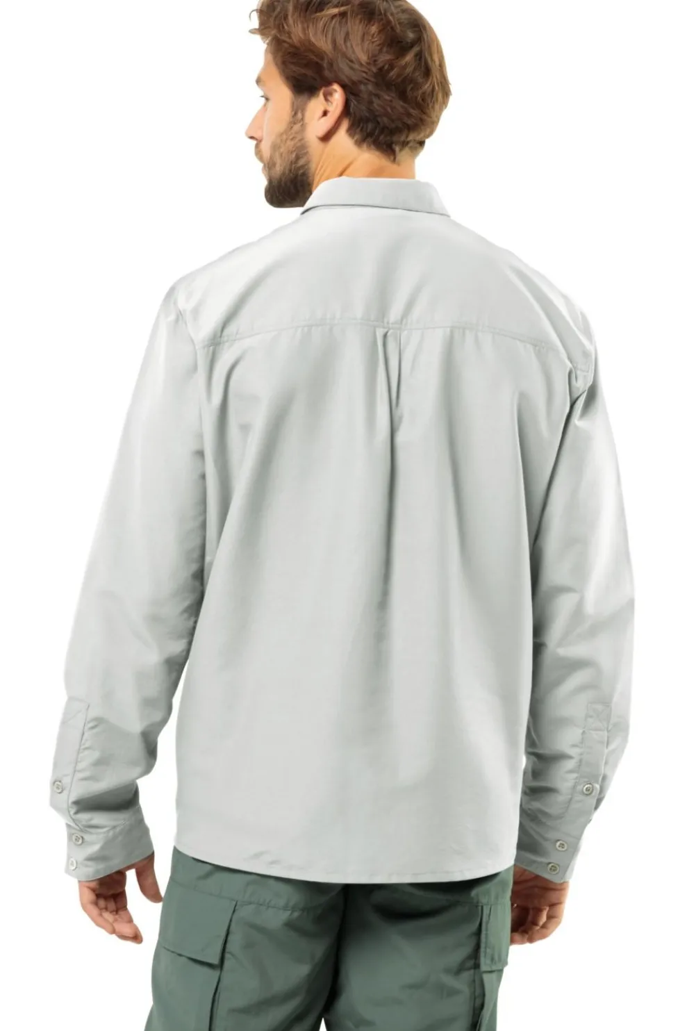 Online Jack Wolfskin Hemd Barrier Ls Shirt Cool Grey
