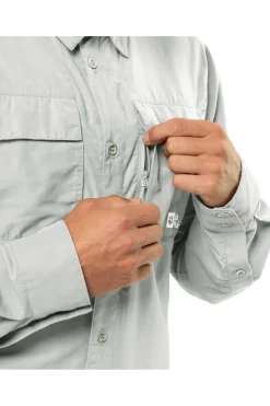 Online Jack Wolfskin Hemd Barrier Ls Shirt Cool Grey