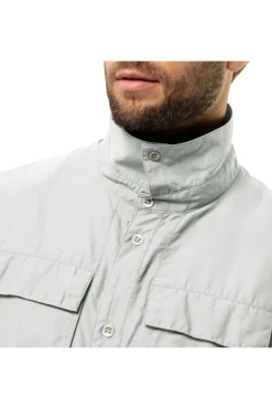 Online Jack Wolfskin Hemd Barrier Ls Shirt Cool Grey