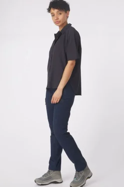 Fashion Jack Wolfskin Hemd Sierra Quest Ss Shirt W Dark Navy