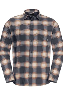 Discount Jack Wolfskin Hemd Wanderweg Shirt M Dark Navy