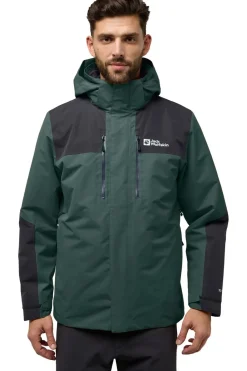 Online Jack Wolfskin 3-In-1 Jas Jasper 3In1 Black Olive