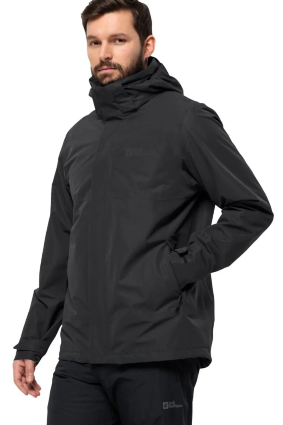Best Jack Wolfskin 3-in-1 Jas Luntal Black
