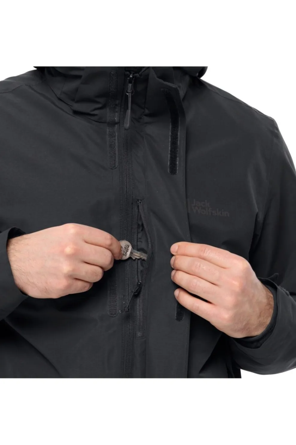 Best Jack Wolfskin 3-in-1 Jas Luntal Black