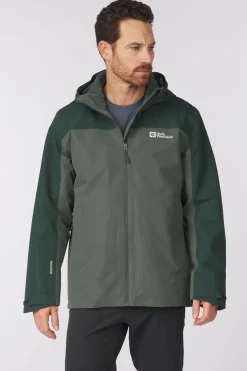 New Jack Wolfskin 3-in-1 Jas Taubenberg Slate Green