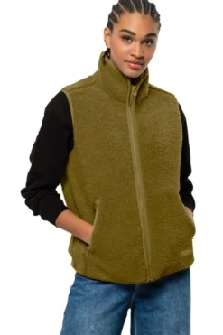 Clearance Jack Wolfskin Jas High Cloud Vest Cottage