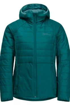 Clearance Jack Wolfskin Jas Lapawa Ins Hoodie W Sea Green