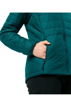 Clearance Jack Wolfskin Jas Lapawa Ins Hoodie W Sea Green