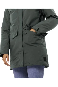 Fashion Jack Wolfskin Jas Tempelhof Coat Slate Green