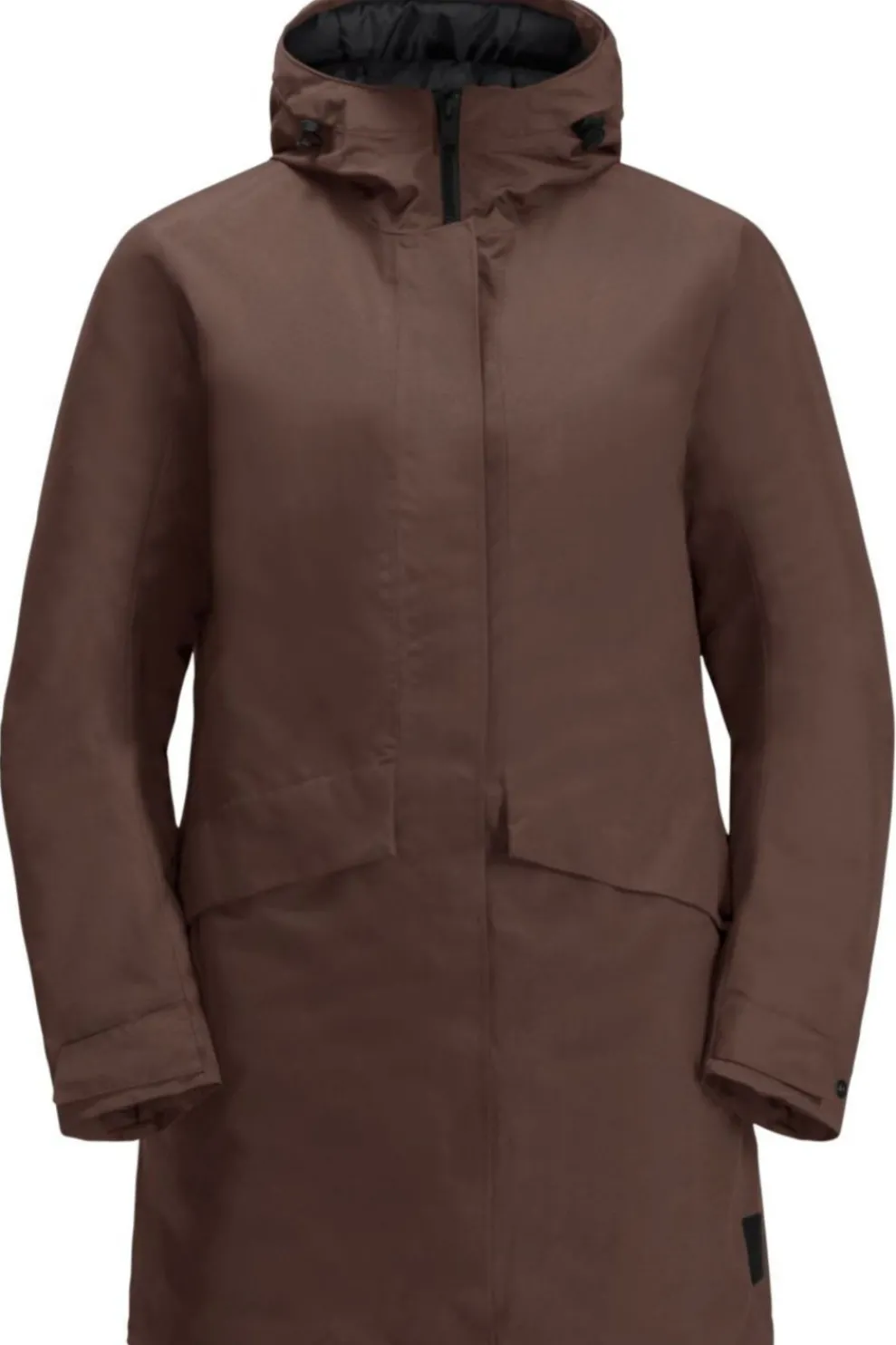 Clearance Jack Wolfskin Jas Tempelhof Coat Wild Ginger