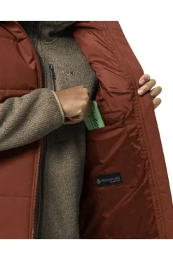Best Jack Wolfskin Jas White Frost Vest Carmine