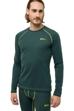 Best Jack Wolfskin Ondergoed Infinite Warm Ls M dark green