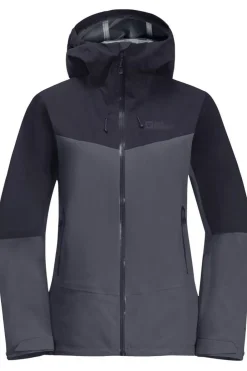 Best Jack Wolfskin Regenjas Alpspitze Tour 3L Dolphin
