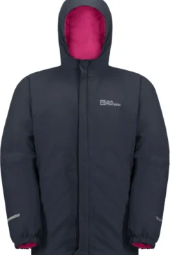 Hot Jack Wolfskin Regenjas Blocky Jacket Night Blue