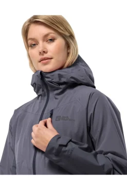 New Jack Wolfskin Regenjas Eagle Peak 2L  W Dolphin