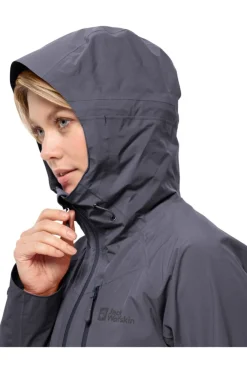 New Jack Wolfskin Regenjas Eagle Peak 2L  W Dolphin