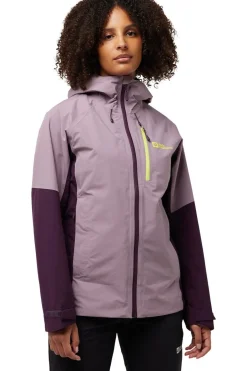 Fashion Jack Wolfskin Regenjas Eagle Peak 2L Jkt W Dark Purple/Lilac