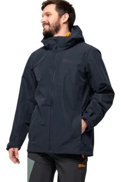 Outlet Jack Wolfskin Regenjas Fernblick 2L Night Blue