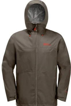 Clearance Jack Wolfskin Regenjas Highest Peak 3L Cold Coffee