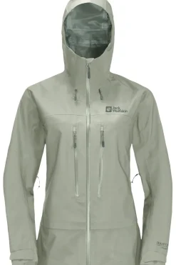 New Jack Wolfskin Regenjas Kammweg 3L Mint Leaf