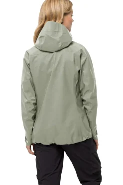New Jack Wolfskin Regenjas Kammweg 3L Mint Leaf