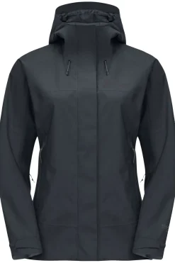 Fashion Jack Wolfskin Regenjas Kammweg 2L W Phantom