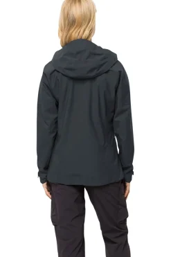 Fashion Jack Wolfskin Regenjas Kammweg 2L W Phantom