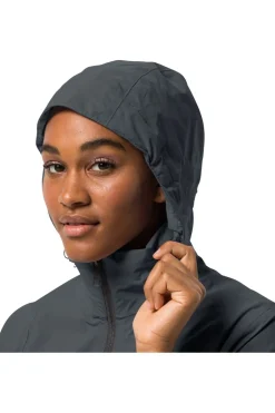 Outlet Jack Wolfskin Regenjas Norden Port Coat Phantom