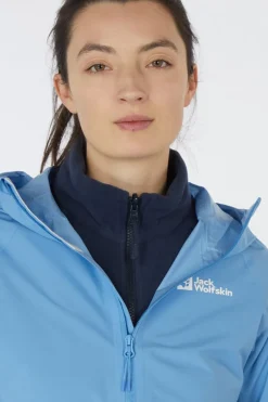 Sale Jack Wolfskin Regenjas Prelight 2.5L Lt Jkt W Mid Blue