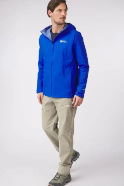 New Jack Wolfskin Regenjas Prelight 2.5L Lt Jkt M Vibrant Blue