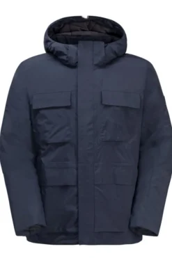 Online Jack Wolfskin Regenjas Textor Utility Night Blue