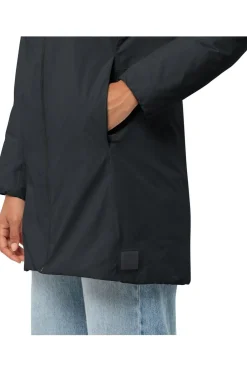 Sale Jack Wolfskin Regenjas Textor Coat W black