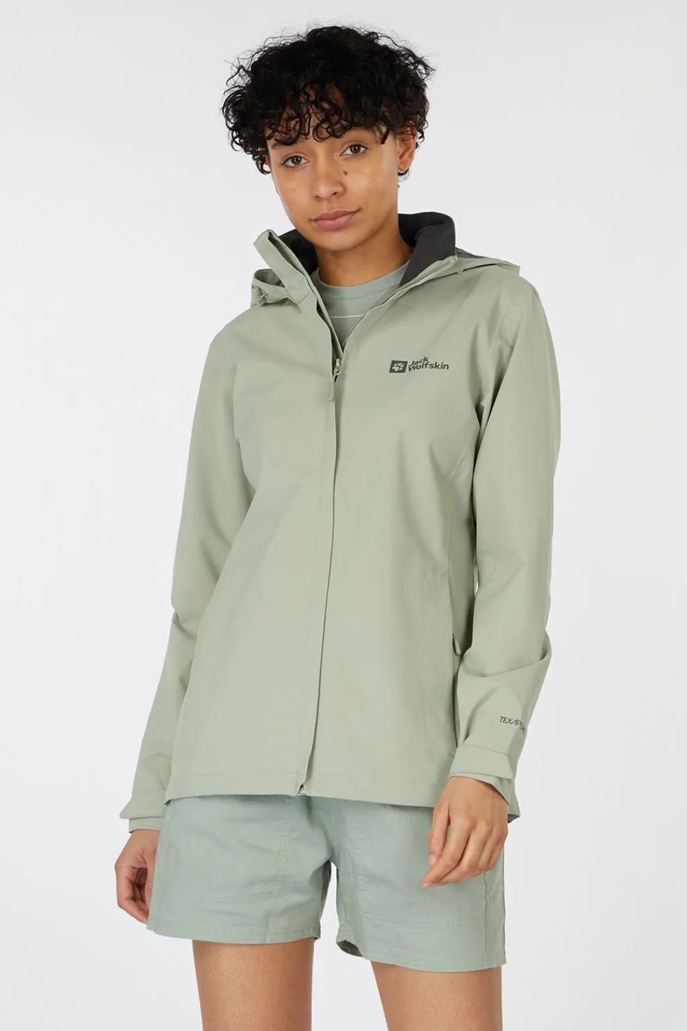 Best Jack Wolfskin Regenjas Trailtime 2L Jkt W Mint Leaf