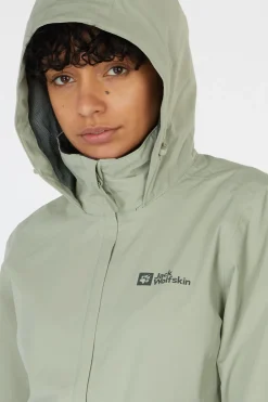 Best Jack Wolfskin Regenjas Trailtime 2L Jkt W Mint Leaf