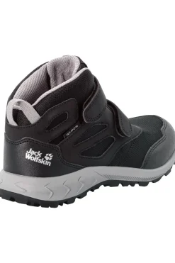 Best Jack Wolfskin Schoen Woodland Texapore Vc Black / Grey
