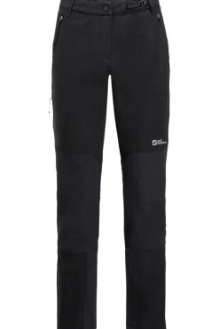 Online Jack Wolfskin Softshell Broek Andur Black