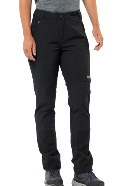 Online Jack Wolfskin Softshell Broek Andur Black