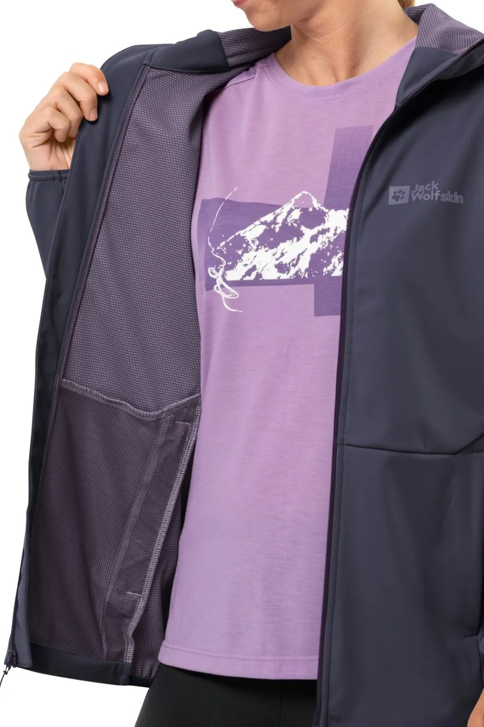 Online Jack Wolfskin Softshell Jas Feldberg Softshell Graphite