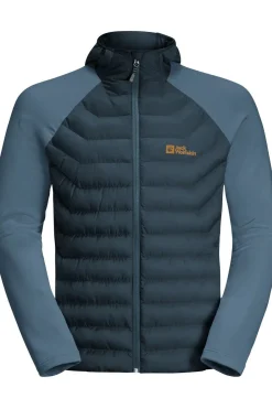Sale Jack Wolfskin Softshell Jas Routeburn Pro Hybrid M dark blue/mid blue
