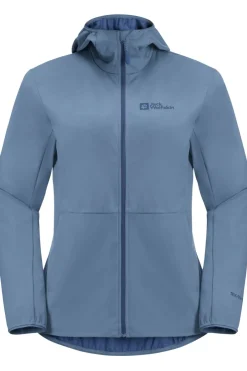 Online Jack Wolfskin Softshell Jas Feldberg Softshell Elemental Blue